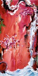 Trilogy of Wonder III by Danielle O'Connor Akiyama - Limited Edition Glazed Box Canvas sized 18x36 inches. Available from Whitewall Galleries