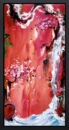 Trilogy of Wonder III by Danielle O'Connor Akiyama - Framed Limited Edition Glazed Box Canvas